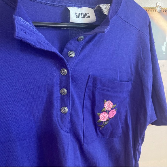 Vintage 90s Boxy Gitano Crop Top - Picture 8 of 14